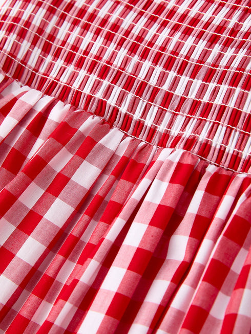 summer-plaid-smocked-ruffle-girl-dress-sibling-outfits-Sophia's Style-5