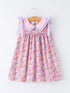 summer-purple-floral-bow-ruffle-girls-dress-Sophia's StyleDress-1