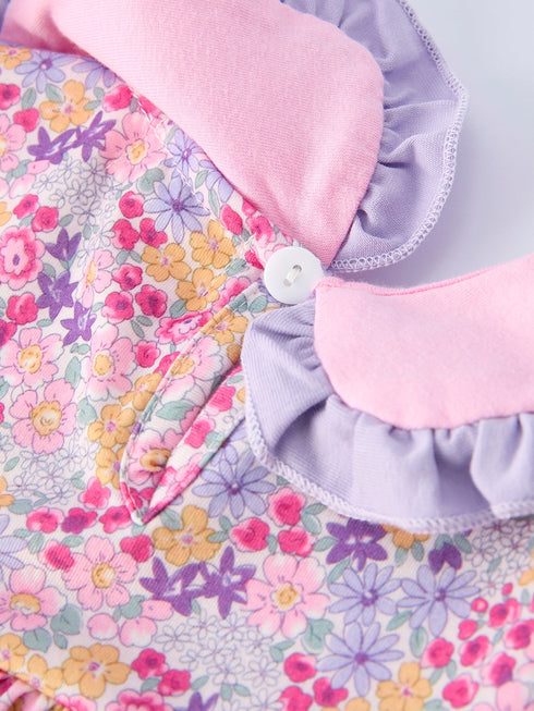 summer-purple-floral-bow-ruffle-girls-dress-Sophia's Style-4