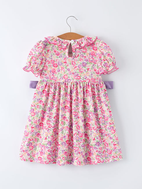 easter-colorful-floral-bunny-embroidery-bow-ruffle-girl-dress-Sophia's Style-2