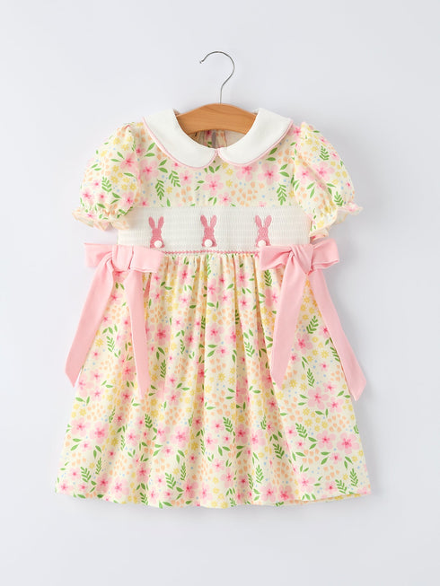 easter-bunny-embroidery-smocking-cute-baby-girls-dress-Sophia's StyleDress-1