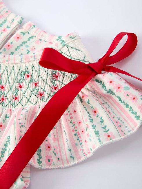 pink-spring-floral-smocked-girl-dress-Sophia's Style-3