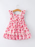 spring-strawberry-bow-print-girls-dress-Sophia's Style-2