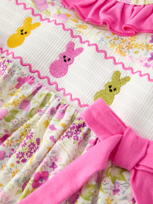 easter-pink-bunny-embroidered-floral-long-sleeved-girl-bloomer-set-Sophia's Style-4