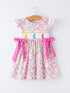 easter-colorful-floral-bunny-bow-smocking-embroidery-girl-dress-Sophia's StyleDress-1