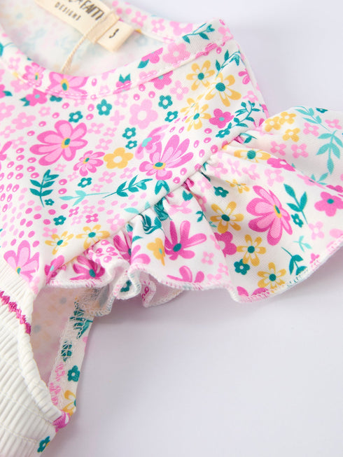 easter-colorful-floral-bunny-bow-smocking-embroidery-girl-dress-Sophia's Style-3