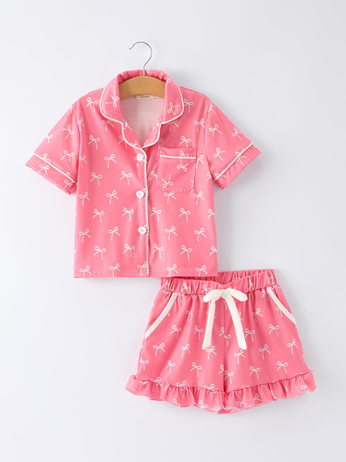mommy-me-bow-print-ruffle-pajama-set-sophias-style-3
