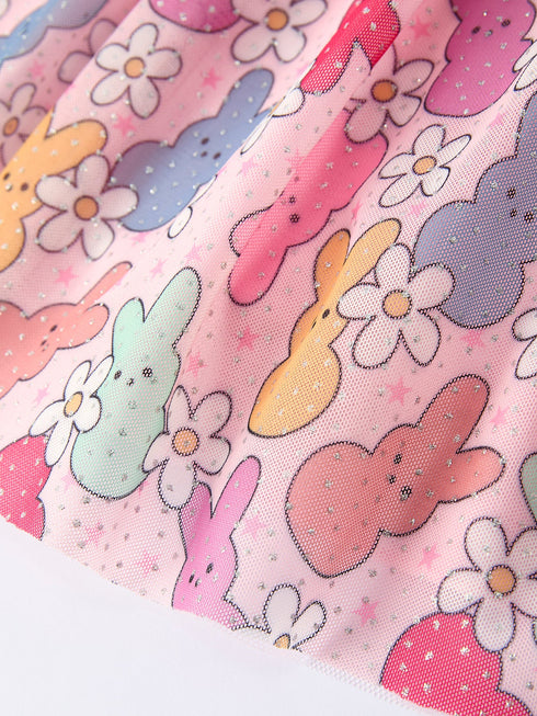 easter-bunny-print-girl-tulle-dress-Sophia's Style-4