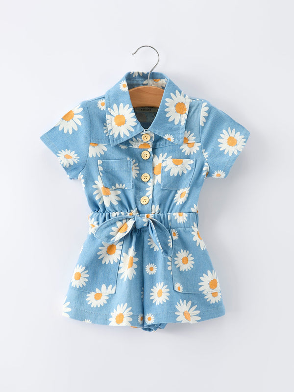spring-daisy-print-girls-blue-jumpsuit-Sophia's StyleJumpsuit-1