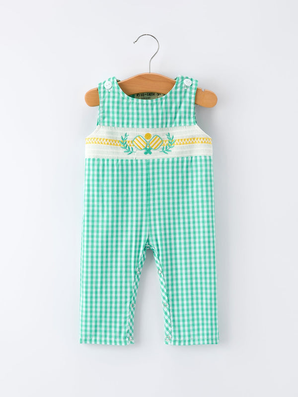 pickle-ball-embroidered-smocked-green-baby-boys-romper-sophias-styleRomper-1