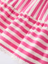 spring-pink-striped-ruffled-girls-dress-with-hat-Sophia's Style-5