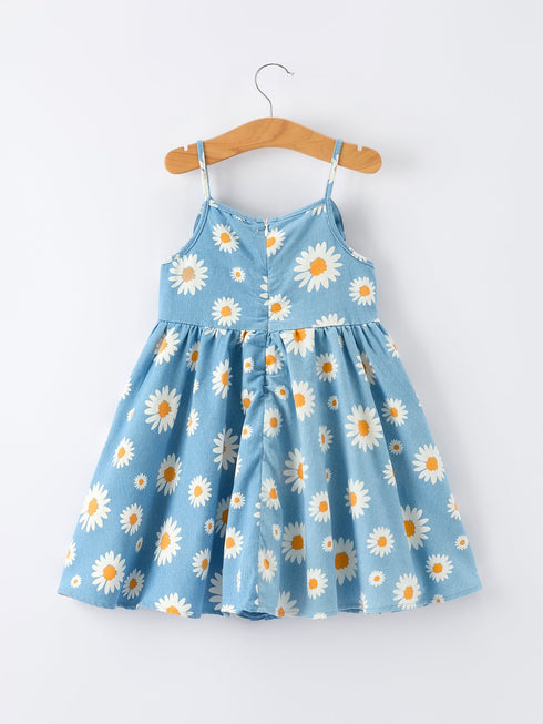 spring-daisy-girls-blue-dress-Sophia's Style-2
