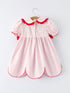 girls-plaid-smocked-strawberry-applique-dress-Sophia's Style-2