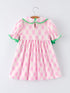 spring-golf-embroidered-girls-smocked-bow-dress-Sophia's Style-2