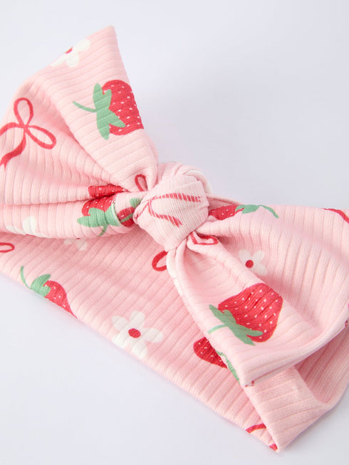 strawberry-bow-baby-girls-short-sleeves-bloomer-set-Sophia's Style-5