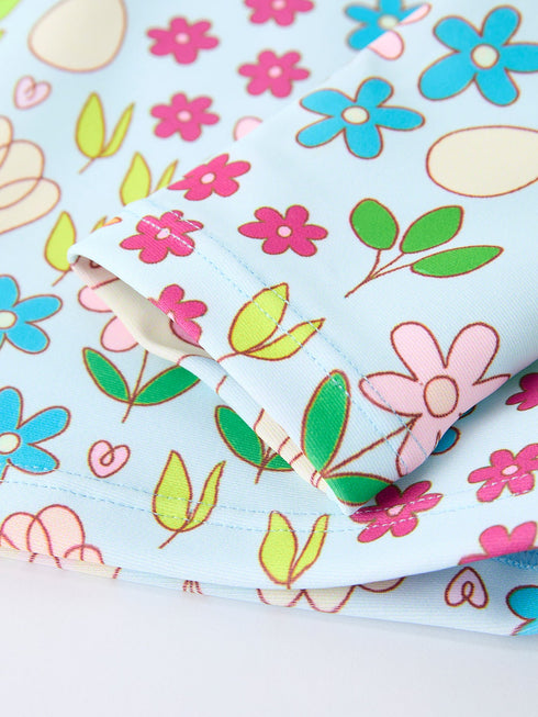 summer-chicken-print-girls-long-sleeve-swim-set-Sophia's Style-4