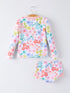 summer-floral-girls-long-sleeve-swim-set-Sophia's Style-2