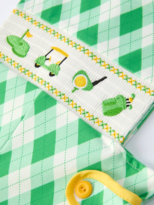 spring-golf-embroidered-baby-boys-smocked-romper-Sophia's Style-4