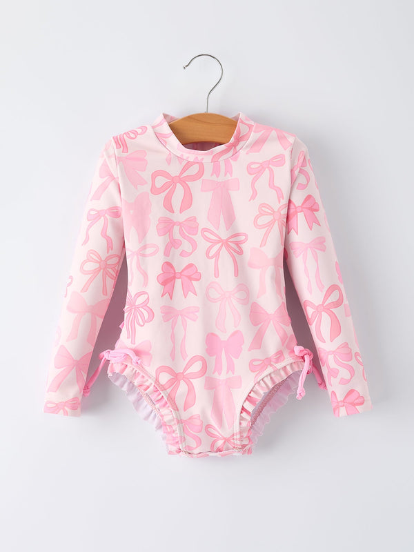 summer-bow-print-girls-long-sleeve-ruffle-one-piece-swimsuit-sophias-styleSwimsuit-1
