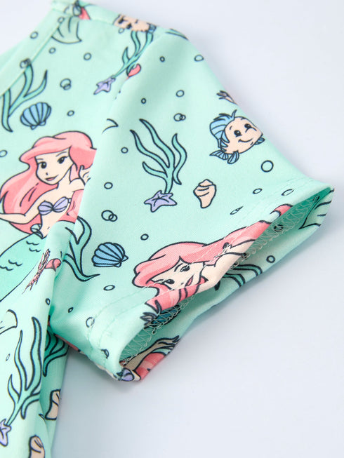 summer-ocean-girls-short-sleeves-dress-Sophia's Style-4