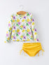 summer-yellow-floral-print-girls-long-sleeve-swim-set-sophias-styleSwimsuit-1