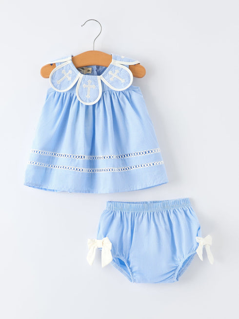 blue-petal-peter-pan-collar-christening-baby-girls-bloomer-set-sophias-styleRomper-1