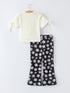 girls-spring-daisy-set-ruched-tie-sleeve-sophias-style-2