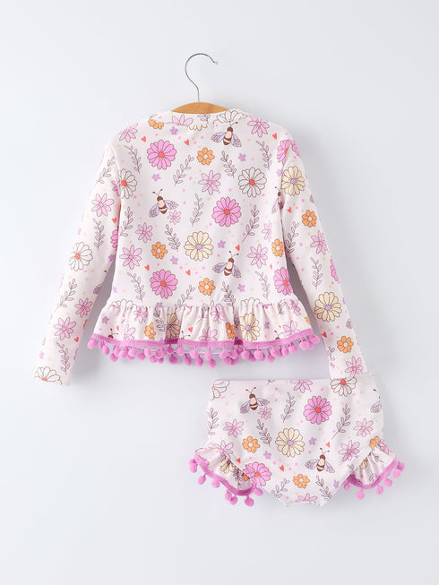 girls-floral-bee-long-sleeve-ruffle-swimsuit-set-sophias-style-2