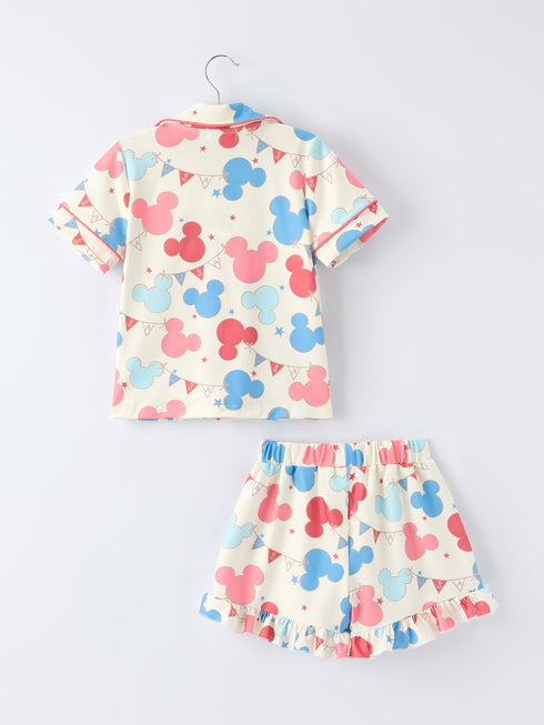 4th-of-july-red-blue-print-girls-pajamas-set-sophias-style-2