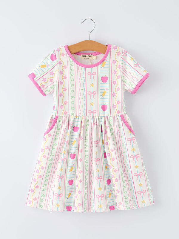 back-to-school-girl-short-sleeve-dress-pocket-detail-sophias-styleDress-1