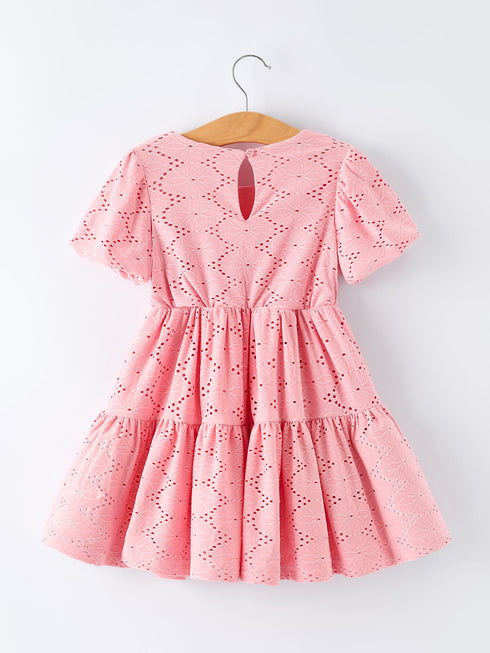pink-eyelet-embroidered-girl-short-sleeve-dress-sophias-style-2