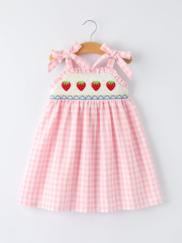 strawberry-embroidery-girl-dress-bow-strap-ruffle-sophias-styleDress-1