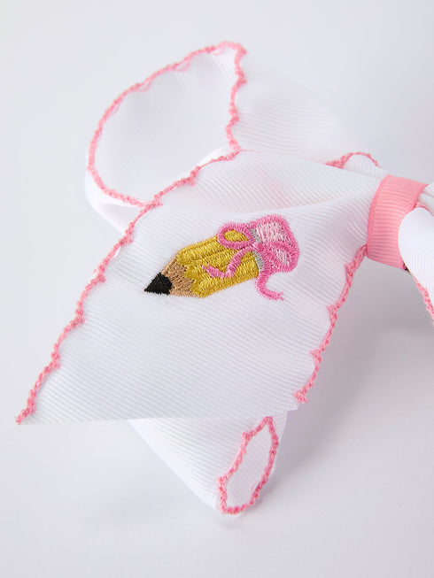 back-to-school-yellow-pencil-bow-hair-clip-6-25-inch-sophias-style-3