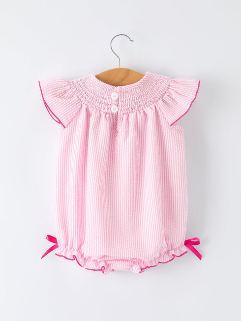 strawberry-smocked-girl-romper-bow-ruffle-sophias-style-2