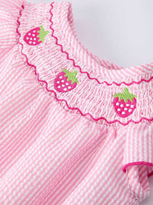 strawberry-smocked-girl-romper-bow-ruffle-sophias-style-3