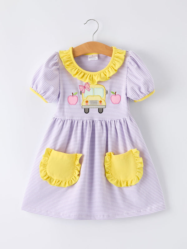 back-to-school-bus-applique-ruffle-pocket-girls-dress-sophias-styleDress-1