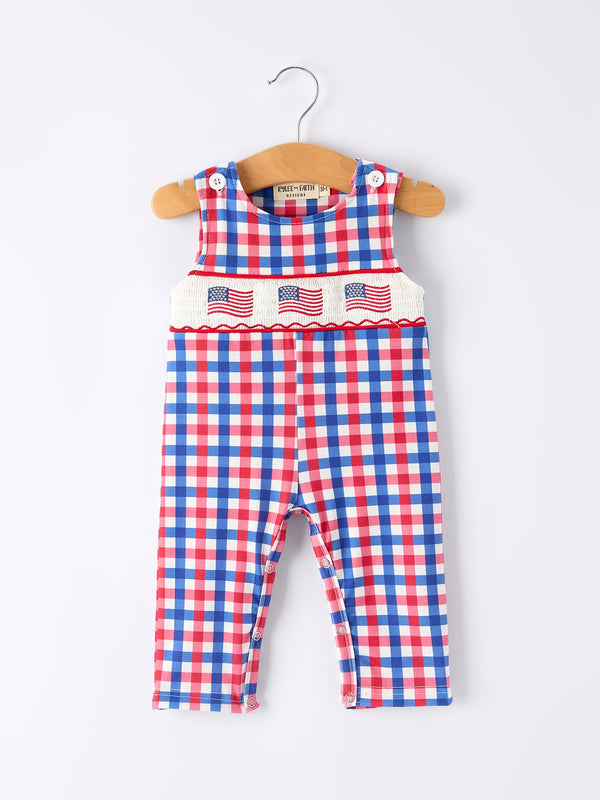 4th-of-july-plaid-flag-baby-boy-romper-sophias-styleRomper-1