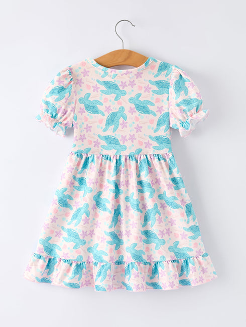 ocean-animal-sea-turtle-girl-ruffle-dress-sophias-style-2