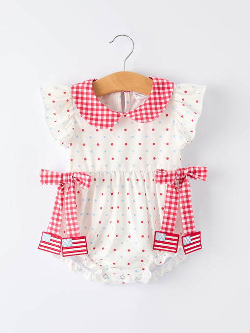 4th-of-july-dot-girls-romper-bow-ruffle-peter-pan-collar-sophias-styleRomper-1