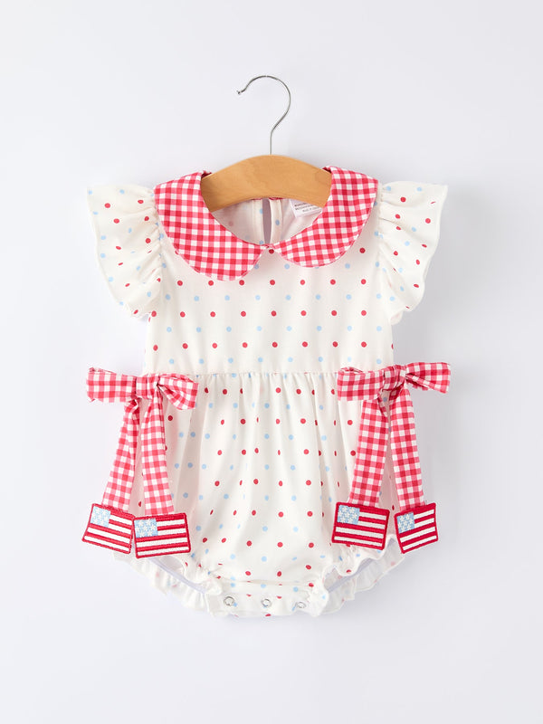 4th-of-july-dot-girls-romper-bow-ruffle-peter-pan-collar-sophias-styleRomper-1