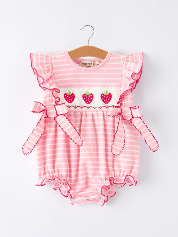 strawberry-embroidery-pink-stripe-girl-smocked-romper-sophias-styleRomper-1