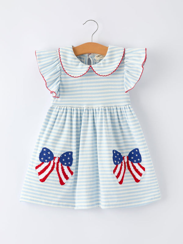 4th-of-july-stripe-girls-dress-bow-peter-pan-collar-sophias-styleDress-1