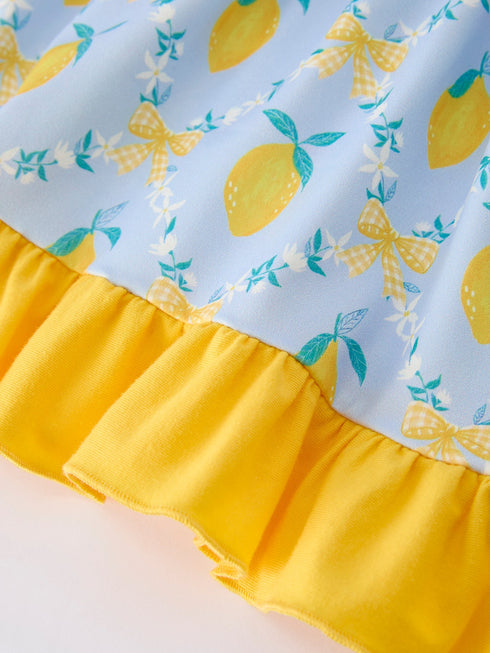 summer-lemon-floral-print-girl-sleeveless-ruffle-dress-sophias-style-5