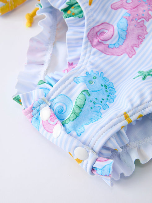 summer-seahorse-print-girl-long-sleeve-ruffle-one-piece-swimsuit-sophias-style-3