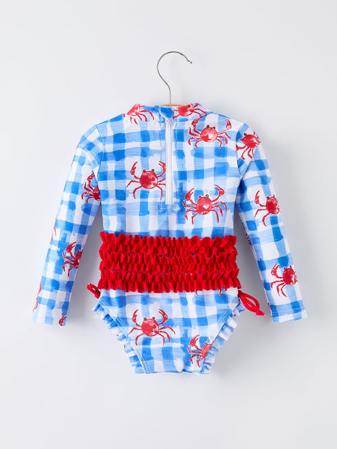 summer-crab-girl-long-sleeve-ruffle-one-piece-swimsuit-sophias-style-2