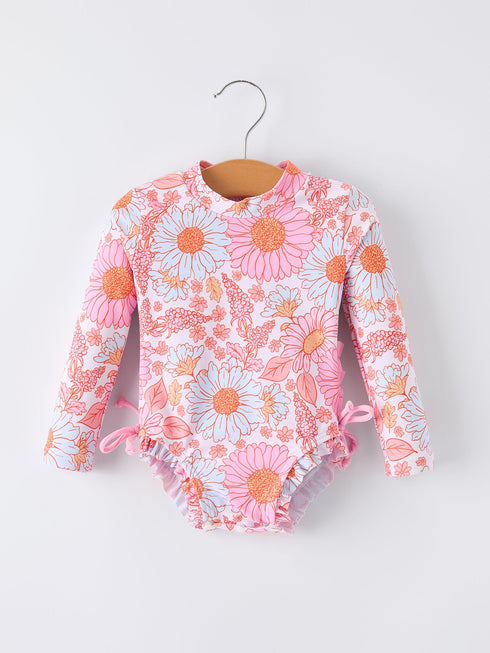 summer-daisy-floral-girl-long-sleeve-ruffle-one-piece-swimsuit-sophias-styleSwimsuit-1