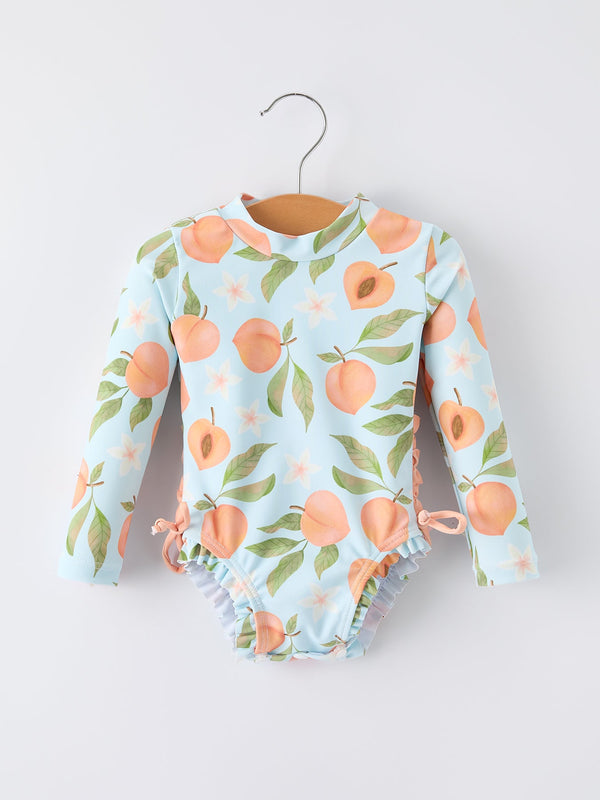 summer-peach-girl-long-sleeve-ruffle-one-piece-swimsuit-sophias-styleSwimsuit-1