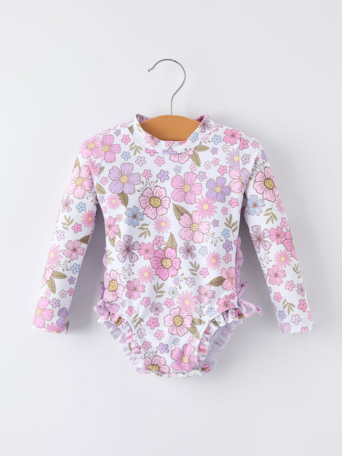 summer-floral-print-girl-long-sleeve-ruffle-one-piece-swimsuit-sophias-styleSwimsuit-1