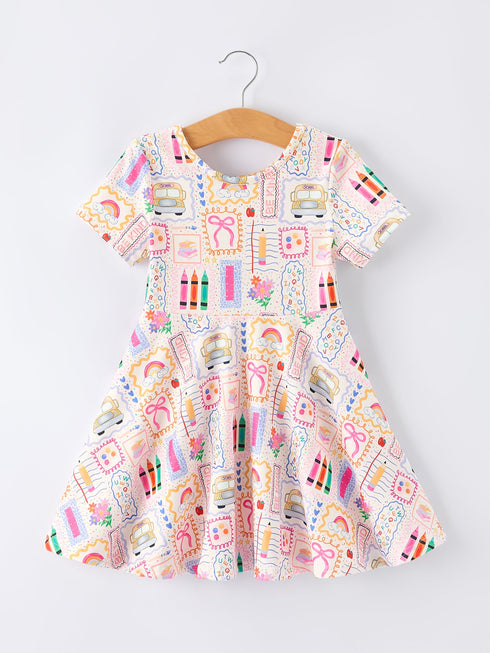 back-to-school-rainbow-print-girls-dress-short-sleeve-sophias-styleDress-1