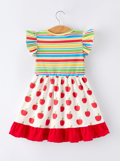 back-to-school-apple-stripe-girls-ruffle-dress-sophias-style-2